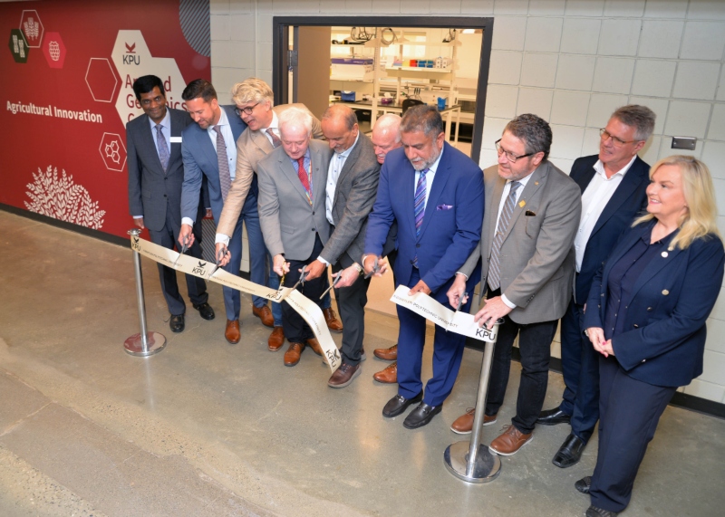 AGC Grand Opening - ribbon cutting